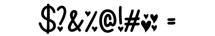 IFoundMyValentine Font OTHER CHARS