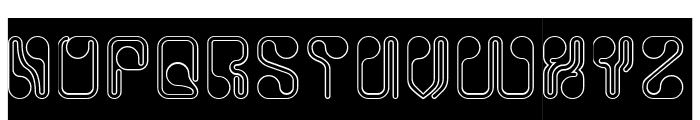 IMAGINE INFINITY-Hollow-Inverse Font UPPERCASE