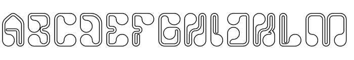 IMAGINE INFINITY-Hollow Font UPPERCASE