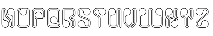 IMAGINE INFINITY-Hollow Font UPPERCASE