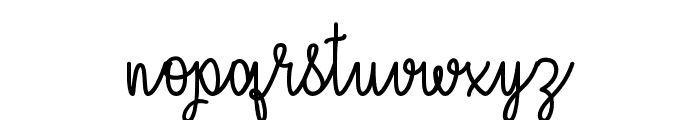 IMissYourKiss Font LOWERCASE