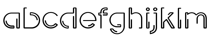INDEPENDENT-round Font LOWERCASE