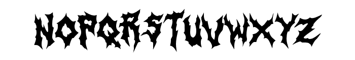 INFERNAL CHAOS  Font LOWERCASE