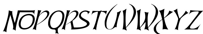 INTRICATE NARRATIVE REGULAR ITALIC Font UPPERCASE