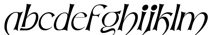 INTRICATE NARRATIVE REGULAR ITALIC Font LOWERCASE