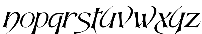 INTRICATE NARRATIVE REGULAR ITALIC Font LOWERCASE