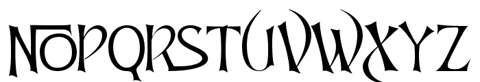 INTRICATE NARRATIVE REGULAR Font UPPERCASE