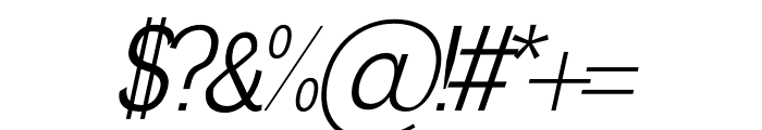 IONIA Light-italic Font OTHER CHARS