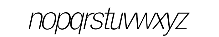 IONIA Thin-italic Font LOWERCASE