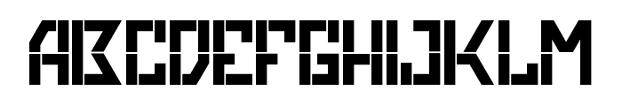 IRON METALS Font LOWERCASE