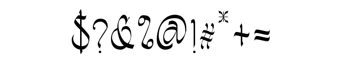 IRVINESA-Regular Font OTHER CHARS