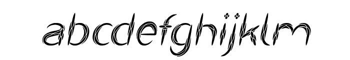 IVORY CULTURE Italic Font LOWERCASE