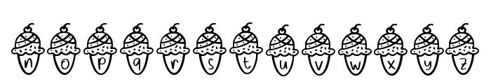 Ice Creamy Regular Font LOWERCASE