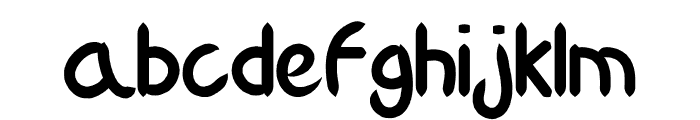 Ice Mountain Regular Font LOWERCASE