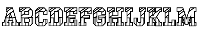 Ice Puck Font UPPERCASE
