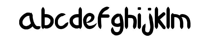 IceMountain-Regular Font LOWERCASE