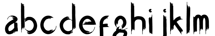 Icehouse Font LOWERCASE