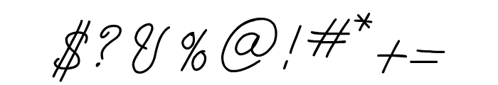 Idenburg Italic Font OTHER CHARS