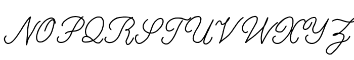 Idenburg Italic Font UPPERCASE