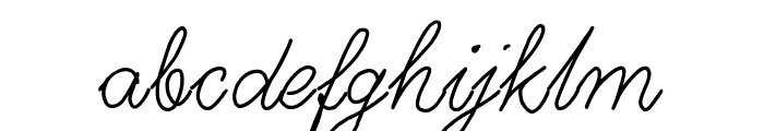 Idenburg Italic Font LOWERCASE