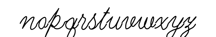 Idenburg Italic Font LOWERCASE