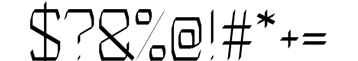  Identity regular Font OTHER CHARS
