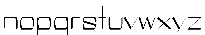  Identity regular Font LOWERCASE