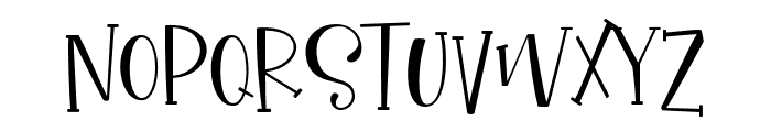 IkanSalmon-Regular Font UPPERCASE