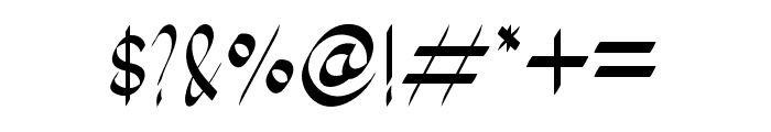Ikazuchi-Regular Font OTHER CHARS