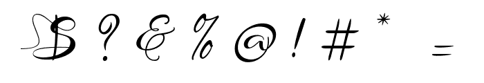 Illigiascript Font OTHER CHARS