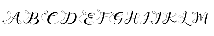 Illigiascript Font UPPERCASE