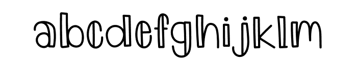 Illumination Font LOWERCASE