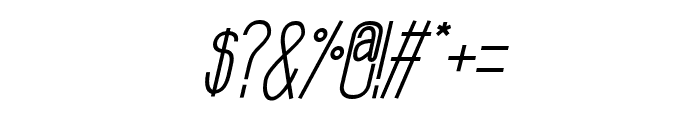 Illuminoust-Italic Font OTHER CHARS