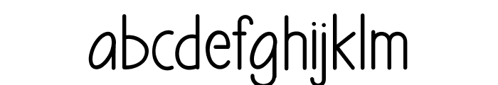 Illunine Regular Font LOWERCASE