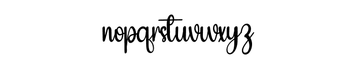 Ilustration Font LOWERCASE