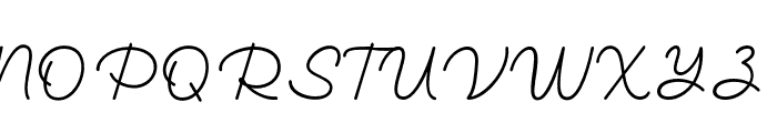 Ilyra-Regular Font UPPERCASE