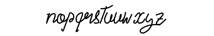 I'm yours Font LOWERCASE