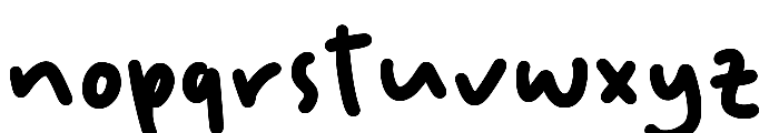 Imoon Font LOWERCASE