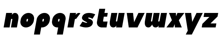 Imploe Black Italic Font LOWERCASE