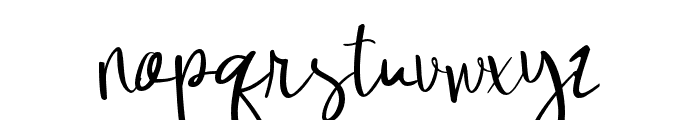 In-My-Dreams Font LOWERCASE