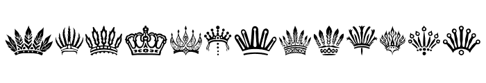 Indian Tribal Crown Regular Font UPPERCASE
