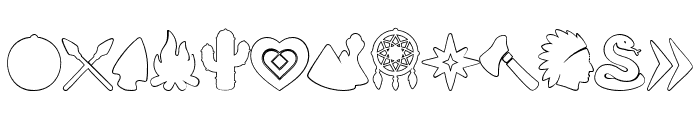 Indigenous Dingbats Regular FONT