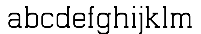 Indonesia Light Font LOWERCASE