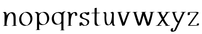 Indriana Font LOWERCASE