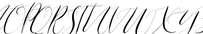 Indulgence Alternates Italic Font UPPERCASE