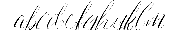 Indulgence Alternates Italic Font LOWERCASE