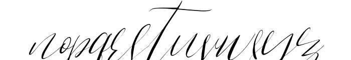 Indulgence Italic Font LOWERCASE