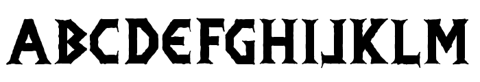 Infamous Font UPPERCASE