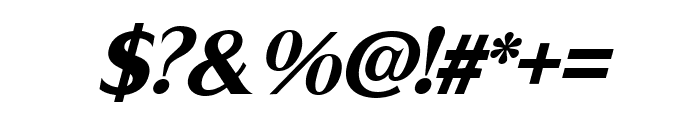 Infinita Sans Black Oblique Font OTHER CHARS