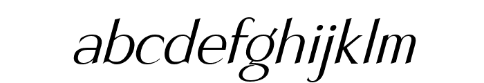 Infinita Sans Light Oblique Font LOWERCASE